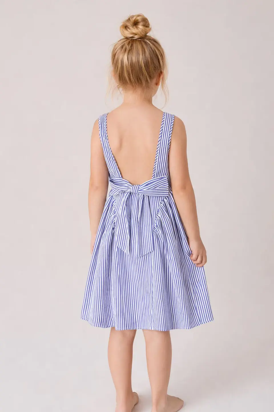 Girls Gathered Panel Dress Sewing Pattern 2
