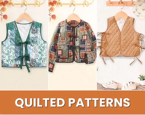 Quilted Bundle Sewing Patterns for Kids