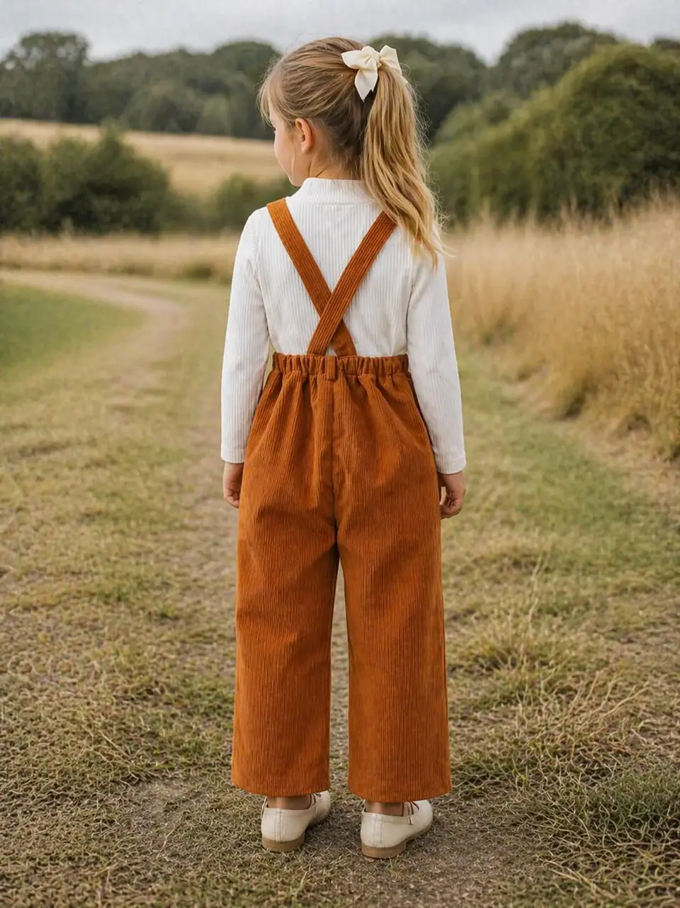 Girls Overall Jumpsuit Sewing Pattern 2
