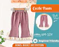 Girls Ruffle Hem Flare Pants Sewing Pattern - thumbnail 1