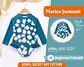 Girls Long Sleeve One-Piece Swimsuit Sewing Pattern - thumbnail 1