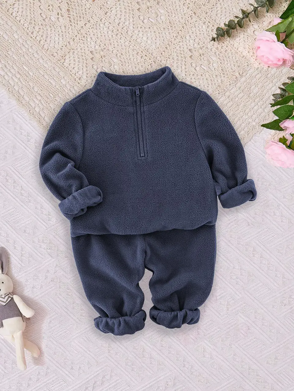 Children's Quarter-Zip Fleece Pullover Sewing Pattern 2