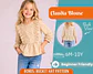 Girls Ruffle Peplum Blouse Sewing Pattern - thumbnail 1