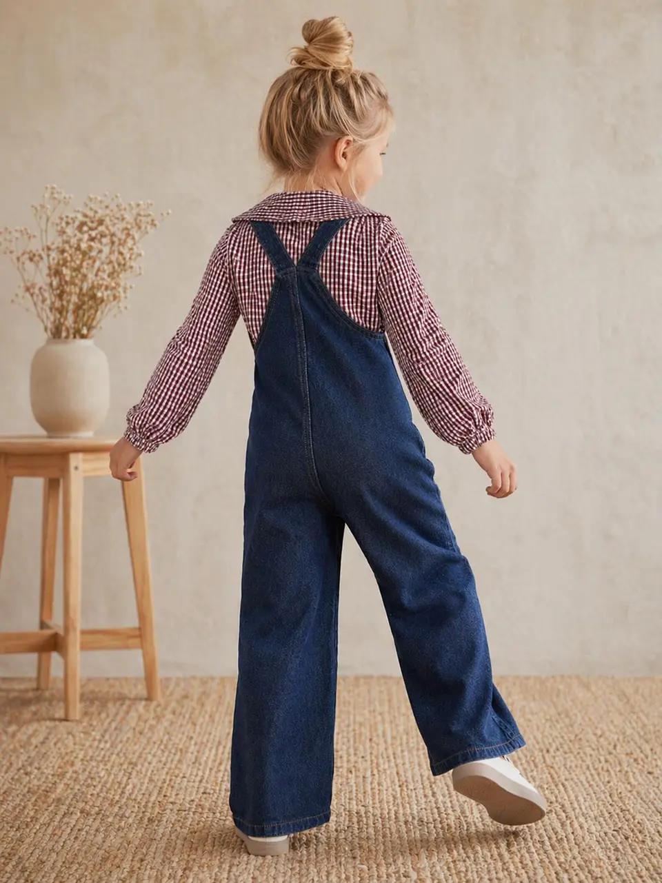 Girls Wide-Leg Overall and Blouse Sewing Pattern 2