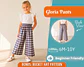 Girls Wide Leg Pants Sewing Pattern - thumbnail 1