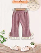 Girls Ruffle Hem Flare Pants Sewing Pattern - thumbnail 3