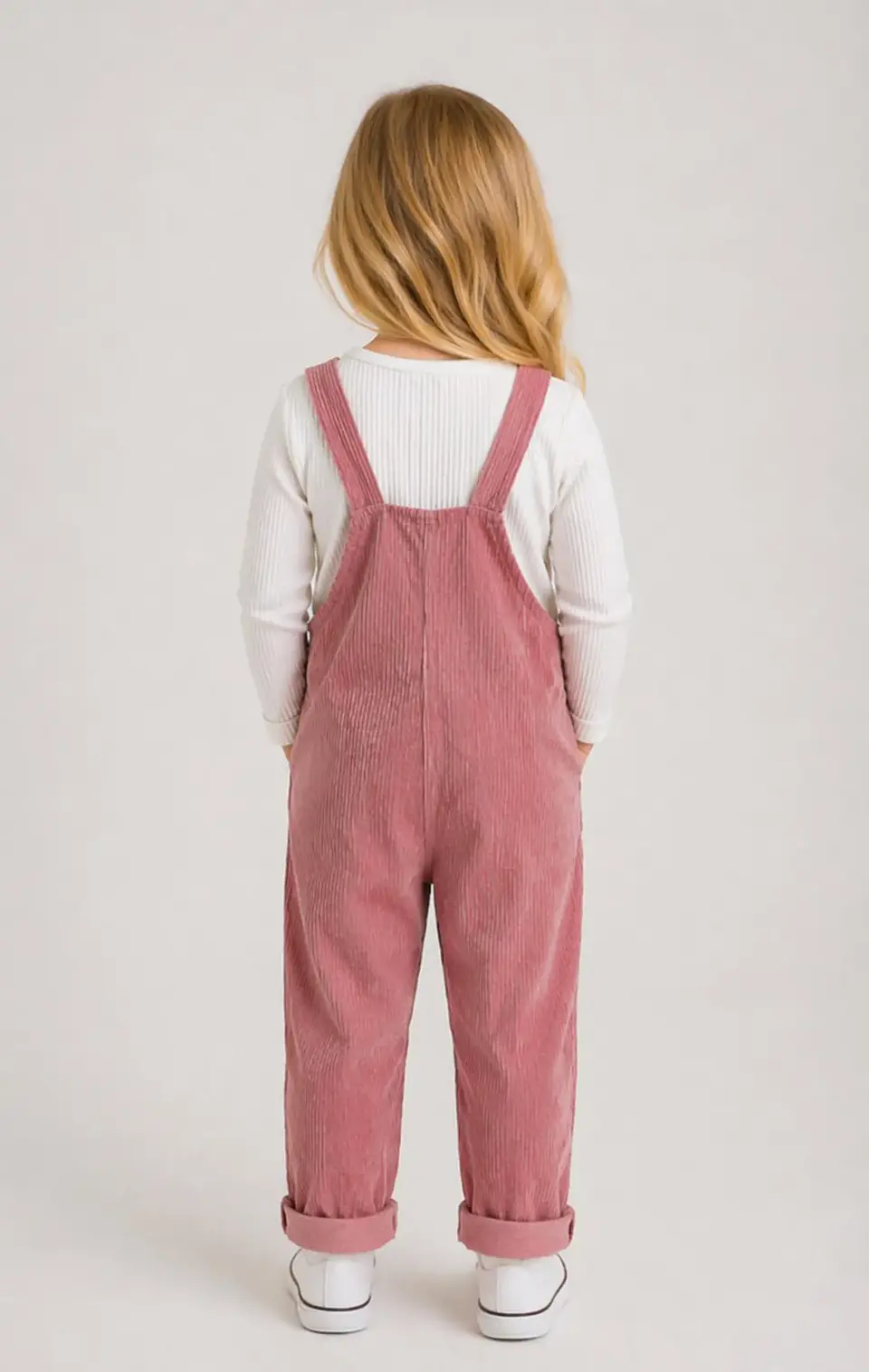 Girls Corduroy Overalls Sewing Pattern 3
