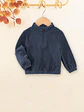 Children's Quarter-Zip Fleece Pullover Sewing Pattern - thumbnail 3