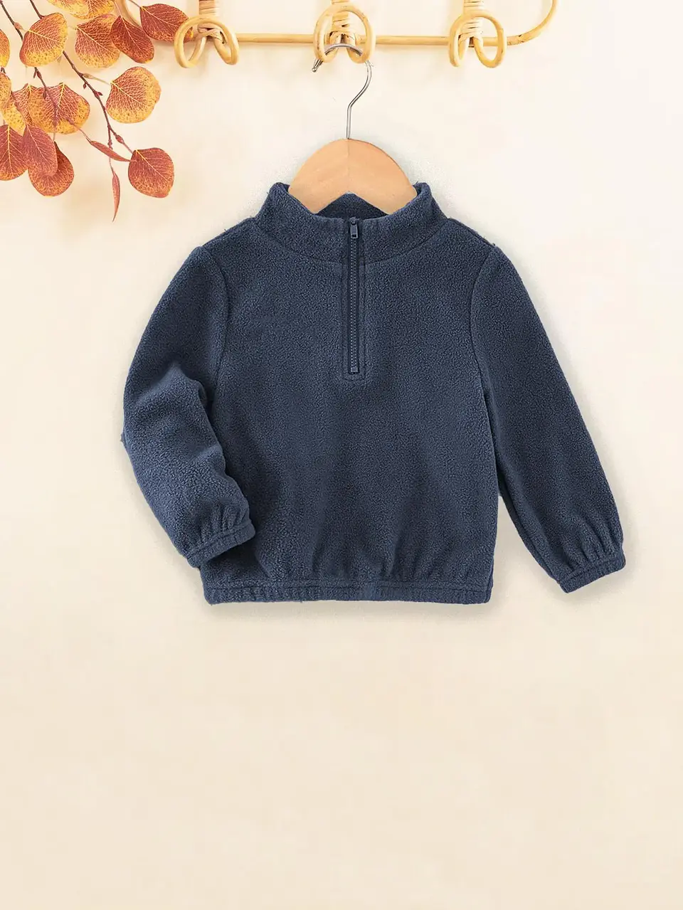 Children's Quarter-Zip Fleece Pullover Sewing Pattern 3