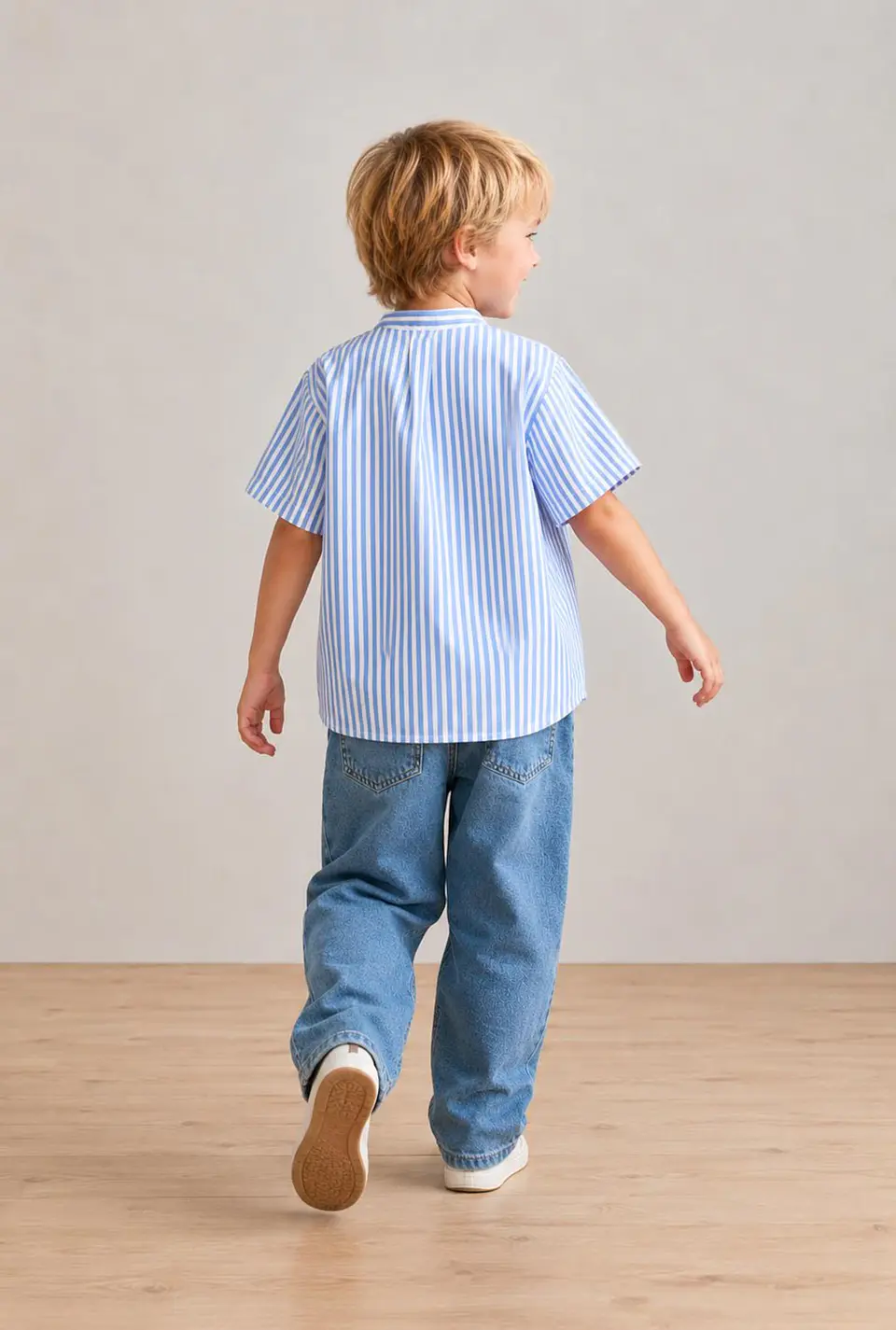Boys Mandarin Collar Shirt Sewing Pattern 3