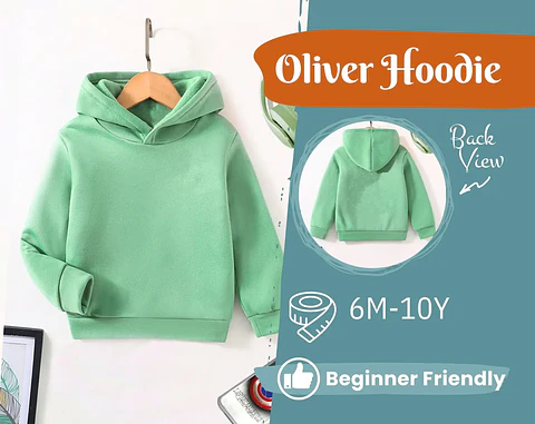 Kids Classic Hoodie Sewing Pattern