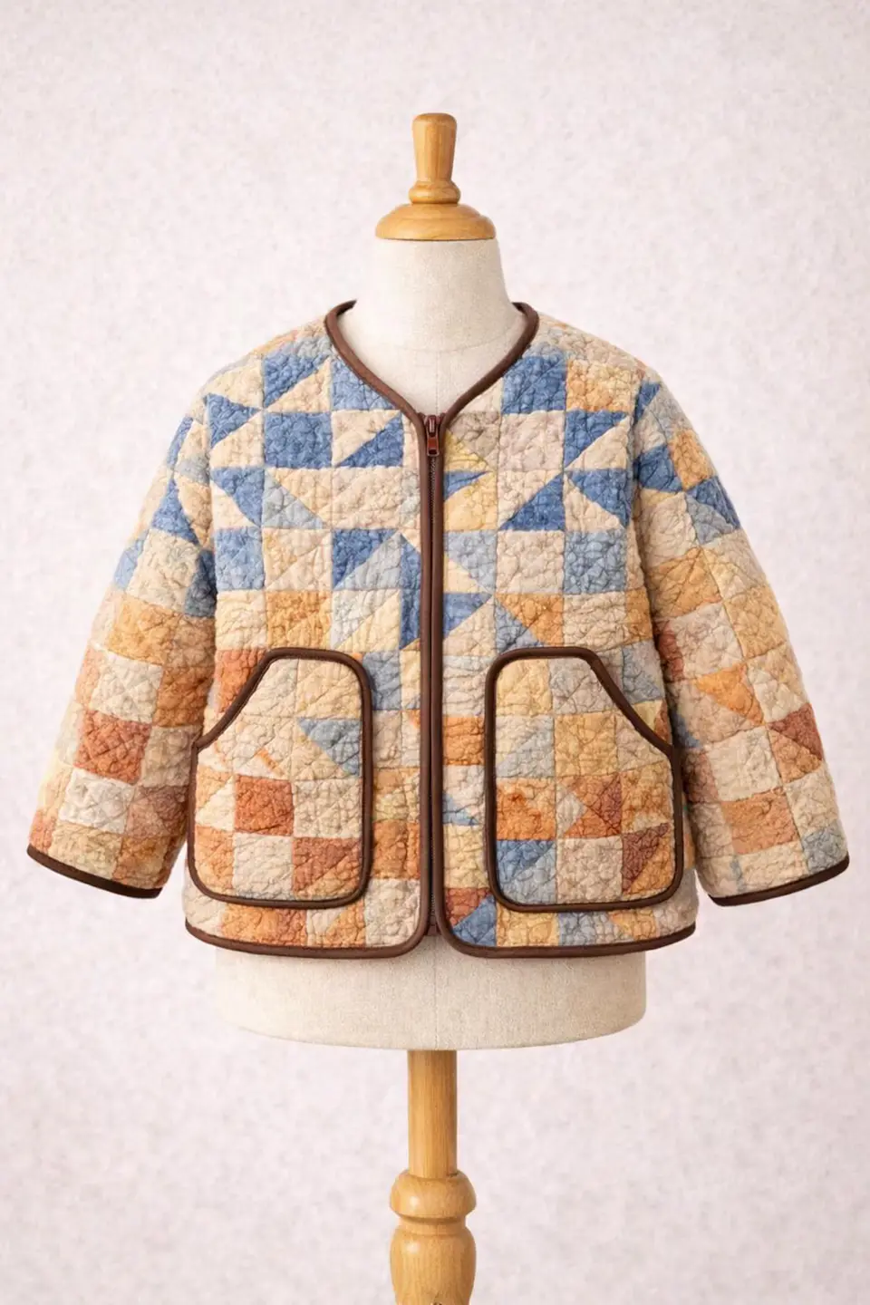 Kids Quilted Jacket Sewing Pattern 3