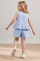 Girls Ruffle Top and Shorts Sewing Pattern - thumbnail 4