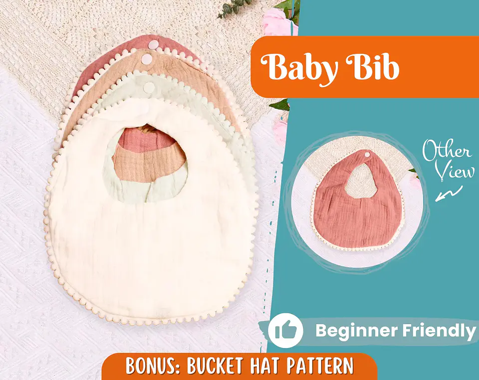 Baby Bib Sewing Pattern 1