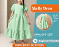 Girls Puff Sleeve Maxi Dress Sewing Pattern - thumbnail 1