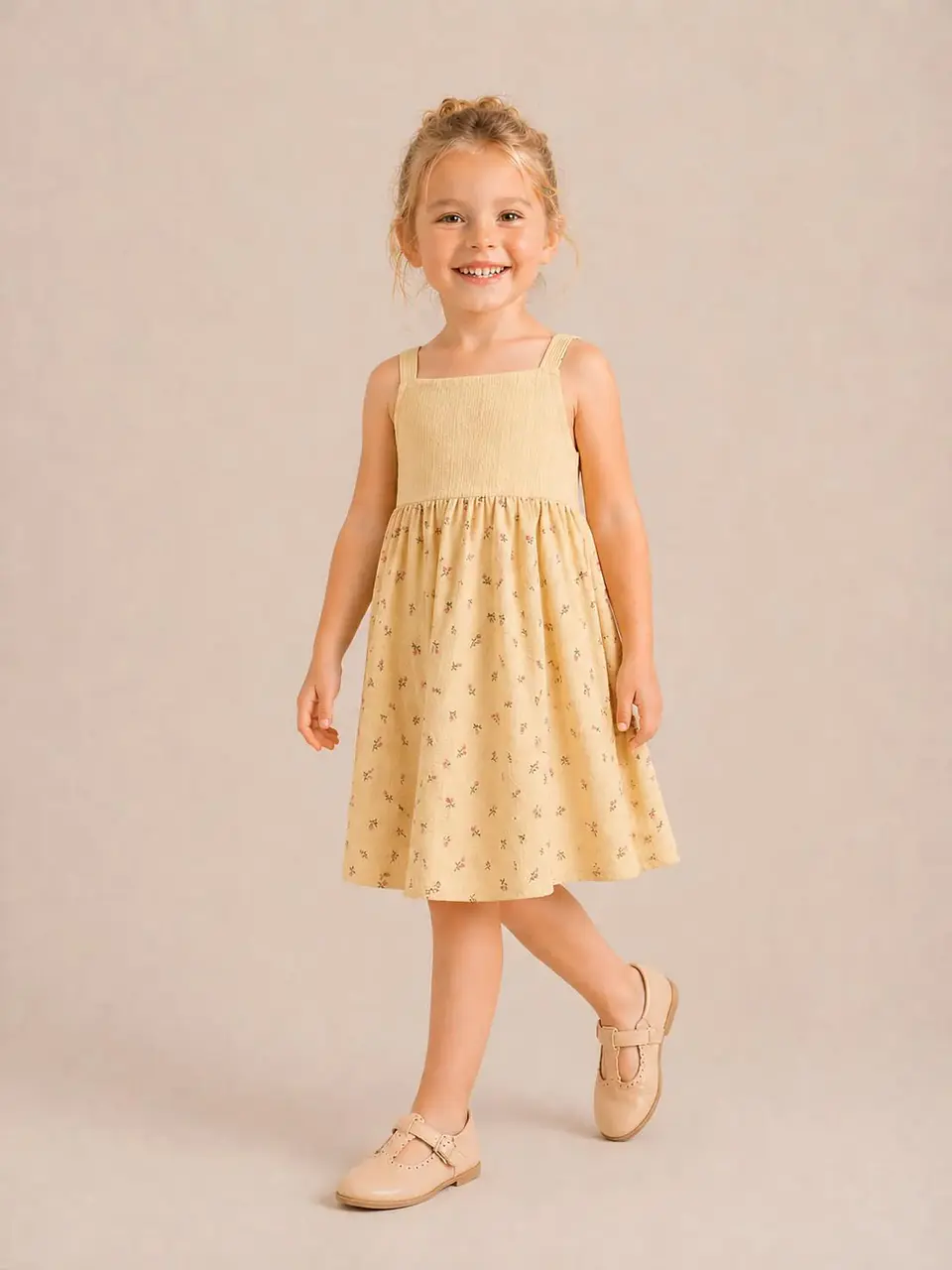 Girls Empire Waist Sundress Sewing Pattern 5