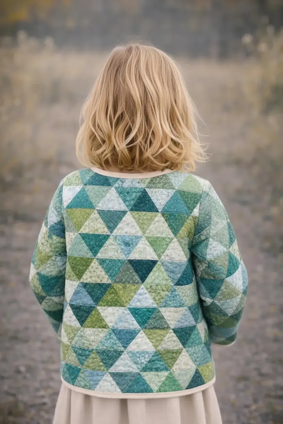 Kids Quilted Jacket Sewing Pattern PDF 3