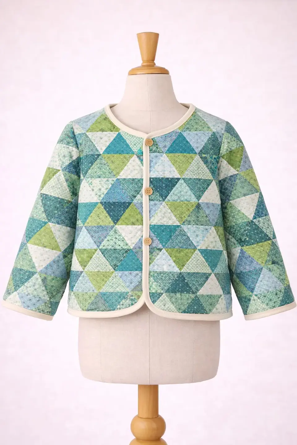 Kids Quilted Jacket Sewing Pattern PDF 4
