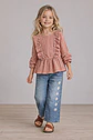 Girls Ruffle Peplum Blouse Sewing Pattern - thumbnail 5