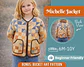 Kids Quilted Zip-Up Jacket Sewing Pattern  - thumbnail 1
