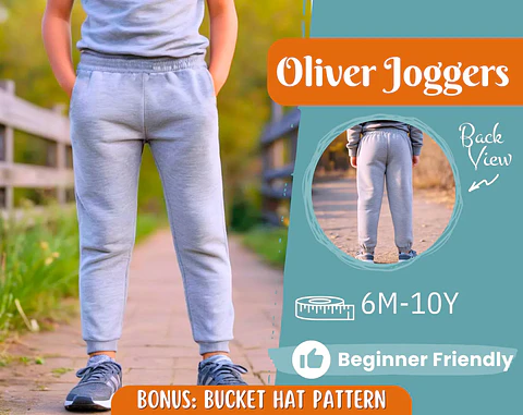 Kids Jogger Pants Sewing Pattern