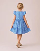 Girls Flutter Sleeve Tiered Dress Sewing Pattern - thumbnail 2