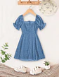 Girls Puff Sleeve Dress Sewing Pattern - thumbnail 2