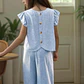 Girls Flutter Sleeve Top Sewing Pattern - thumbnail 2