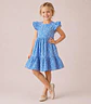 Girls Flutter Sleeve Tiered Dress Sewing Pattern - thumbnail 5