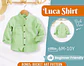 Kids Mandarin Collar Shirt Sewing Pattern - thumbnail 1