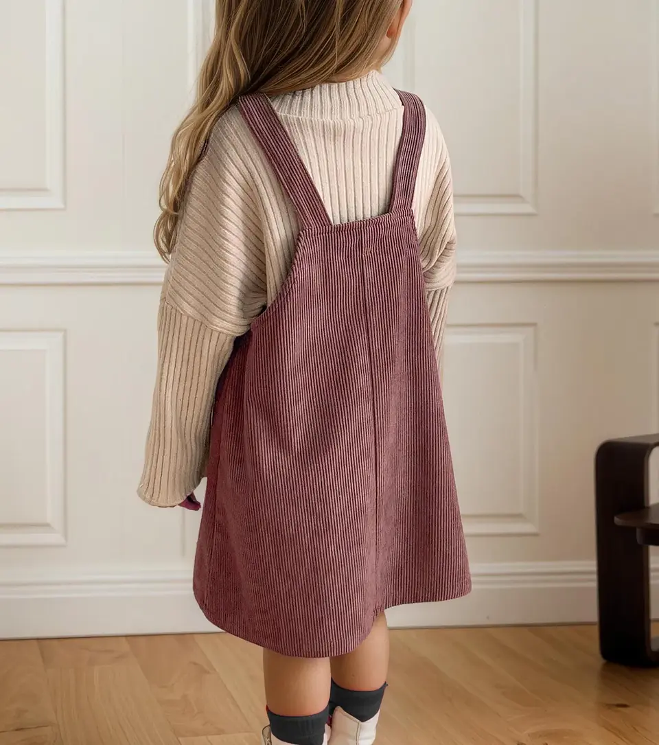 Girls Pinafore Dress Sewing Pattern 5