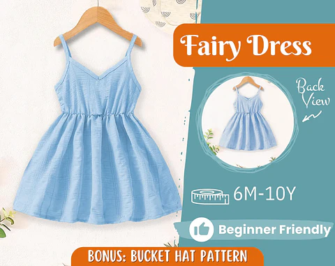 Girls Sundress Sewing Pattern