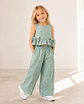 Girls Ruffle Top & Wide Leg Pants Sewing Pattern - thumbnail 5