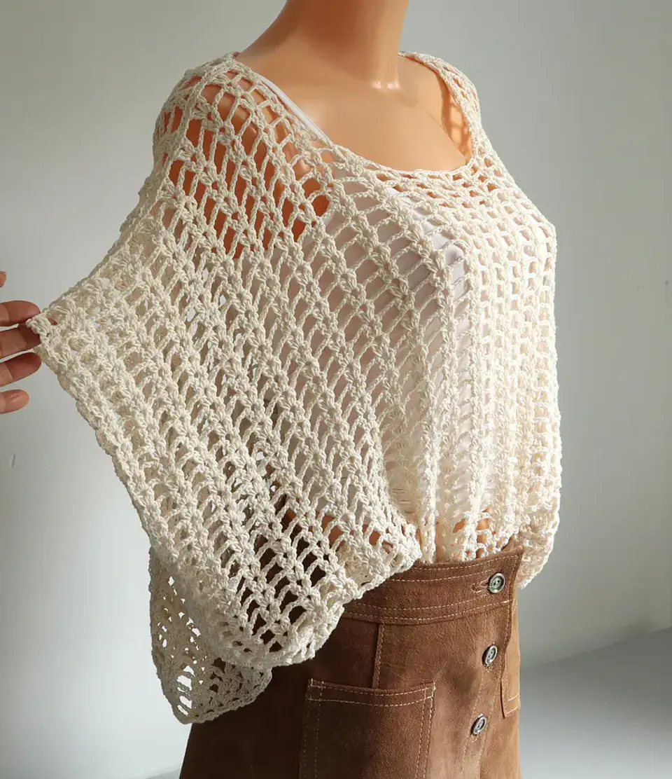 Top Crochet Pattern, Boho Beach Look 3