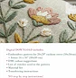 Hand Embroidery Symmetric Floral Cushion Cover  - thumbnail 2