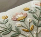 Hand Embroidery Symmetric Floral Cushion Cover  - thumbnail 3