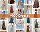 Whole Shop Bundle +570 Sewing Patterns | Sewing Patterns | Women Patterns | Men Patterns | Beginner Sewing Patterns Dress Corset Pants Top - thumbnail 3