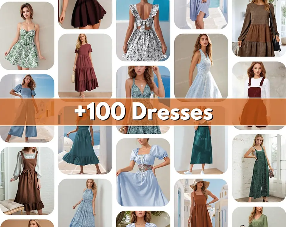 Whole Shop Bundle +570 Sewing Patterns | Sewing Patterns | Women Patterns | Men Patterns | Beginner Sewing Patterns Dress Corset Pants Top 3
