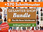 Whole Shop Bundle +530 Nähmuster | Nähmuster | Frauenmuster | Männermuster | Anfänger-Nähmuster Korsett-Hosenoberteil - thumbnail 1