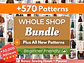 Whole Shop Bundle +570 Sewing Patterns | Sewing Patterns | Women Patterns | Men Patterns | Beginner Sewing Patterns Dress Corset Pants Top - thumbnail 1
