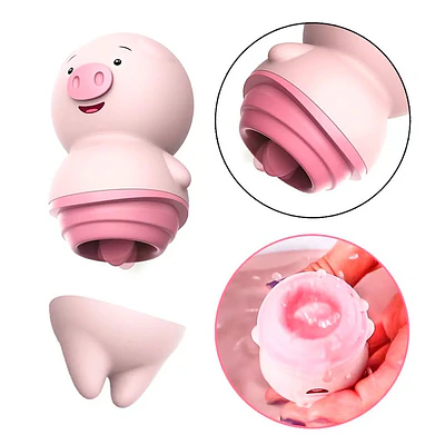 Estimulador de Clítoris con Lengua Cerdito 