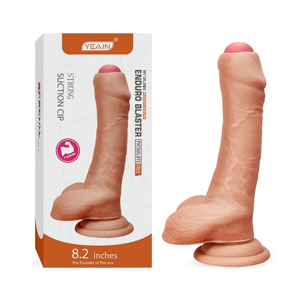 Dildo Enduro Blaster con prepucio 8,2