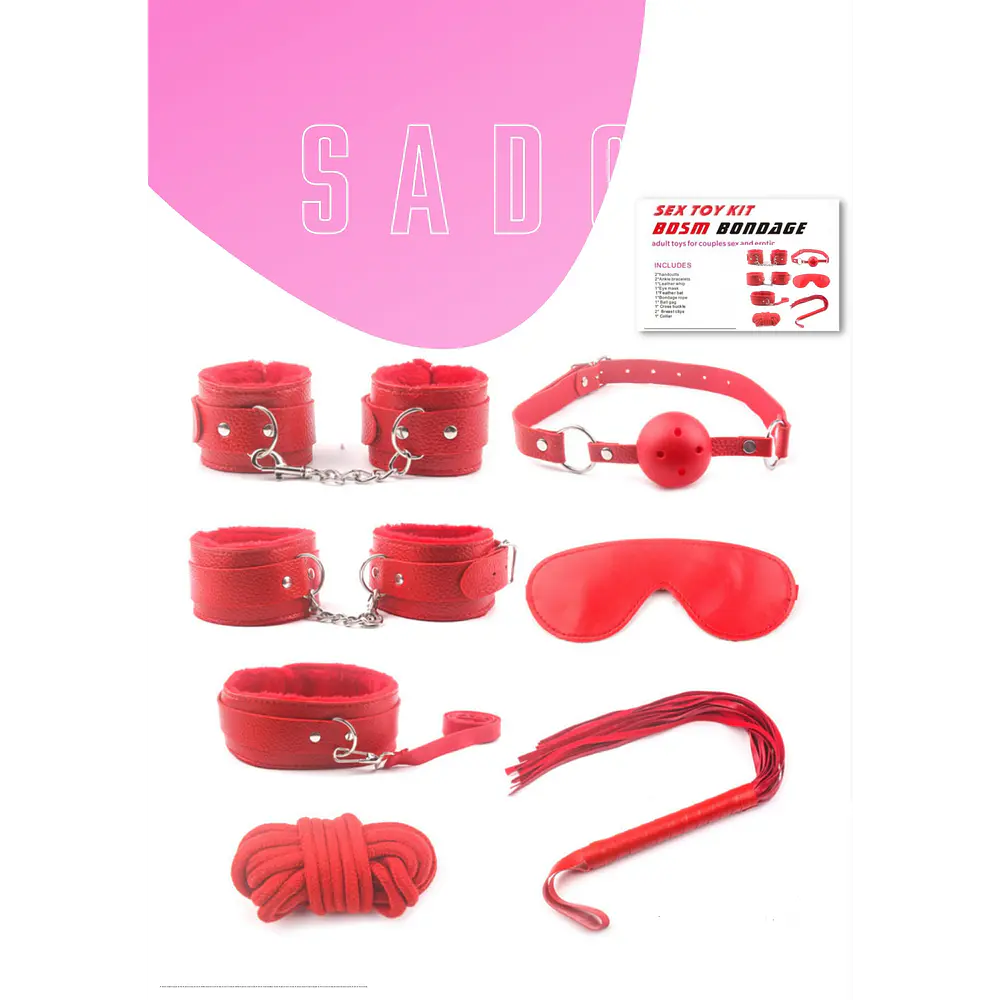 bondage sado rojo 