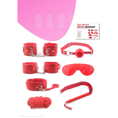 bondage sado rojo 