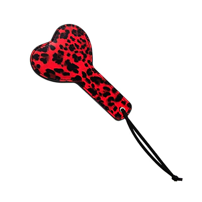 Paleta De Nalgadas Corazón Leopardo