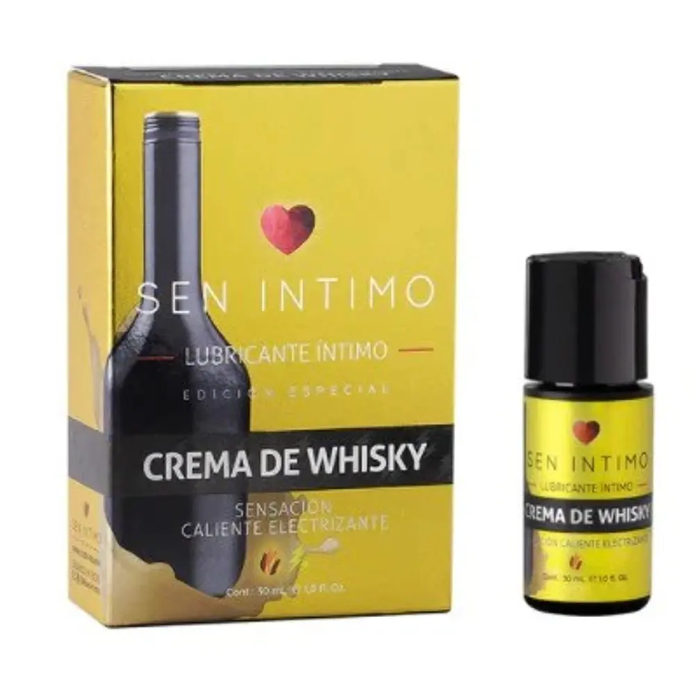 Lubricante Crema de Whisky sensación caliente Electrizante Edición especial