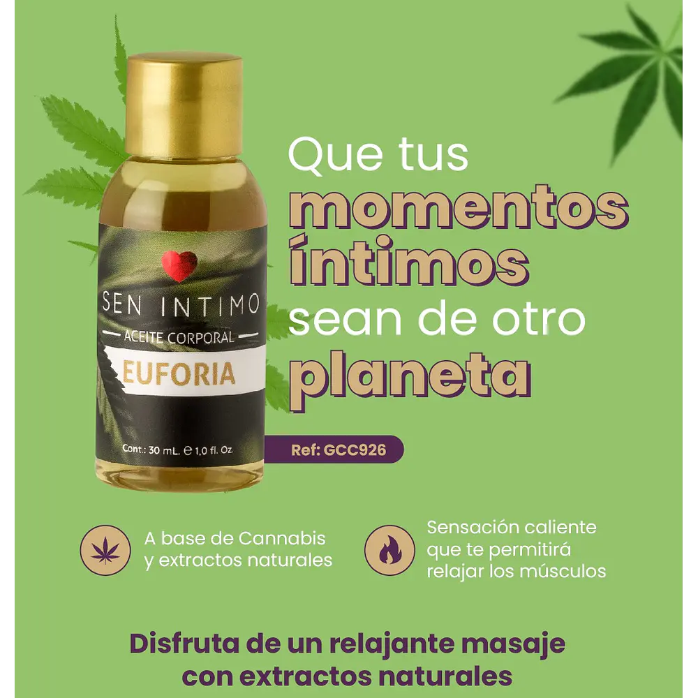 Aceite Corporal Euforia x 30 ML 