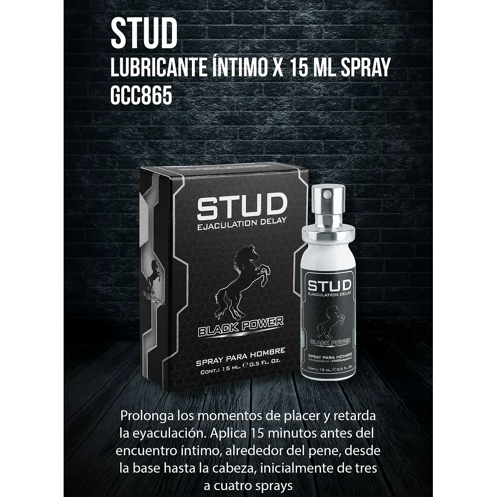 RETARDANTE STUD SPRAY X 15 ML