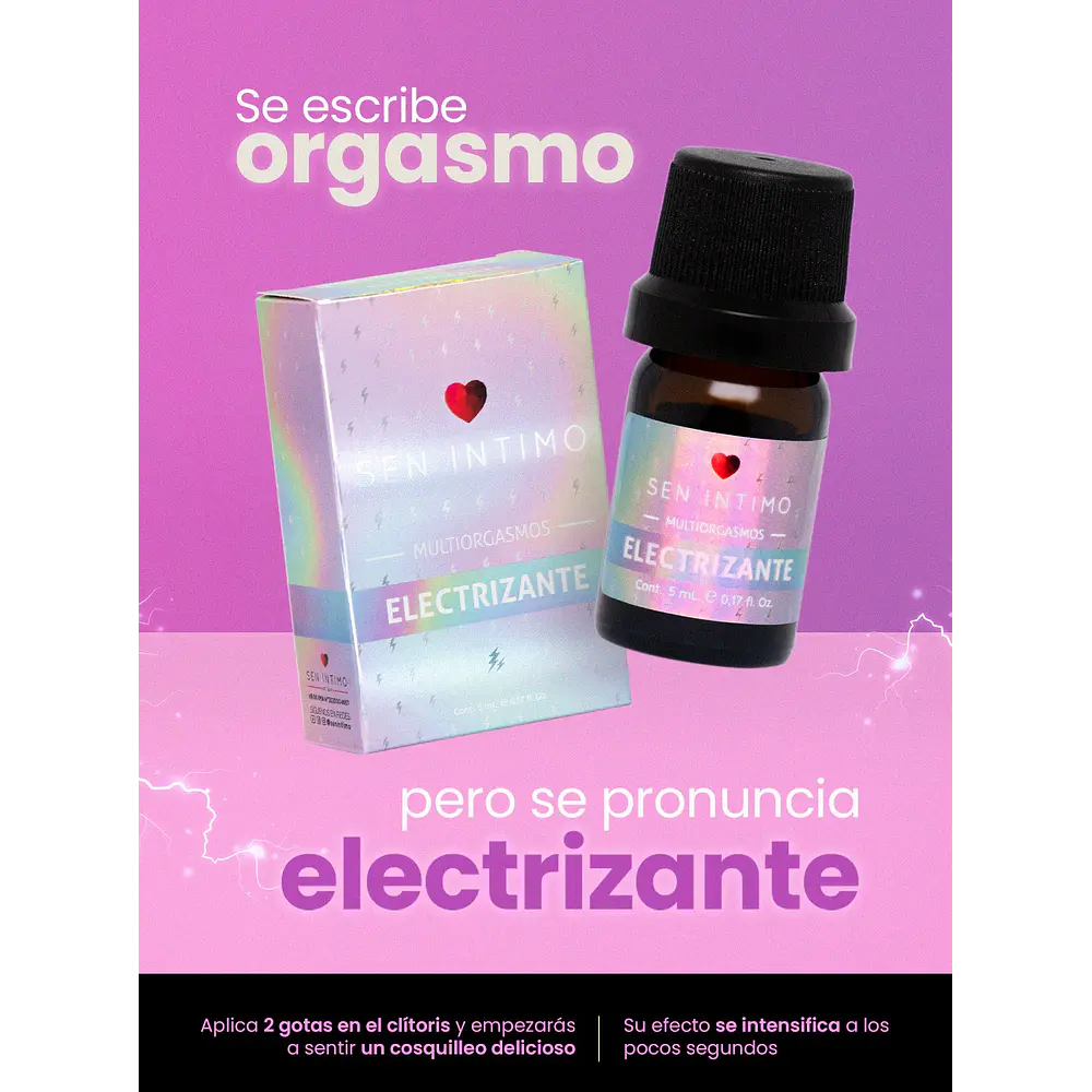  MULTIORGASMO ELECTRIZANTE X 5ML SEN