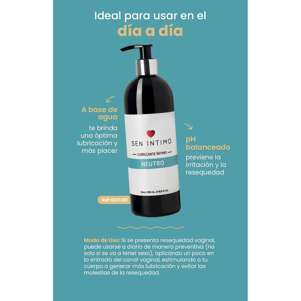 LUBRICANTE INTIMO SEN NEUTRO X 500ML